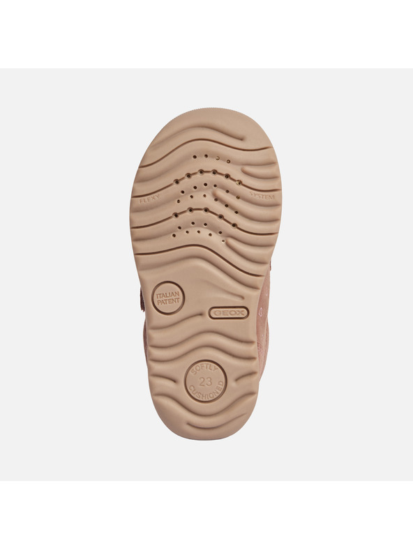 Geox Růžové dívčí boty pro první krůčky Geox Macchia Girl