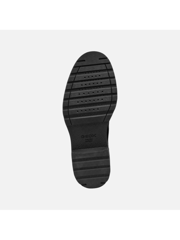 Geox Černá pánská kotníková obuv Geox Redclif