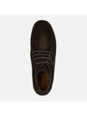 Geox Tmavě hnědá pánská kotníková obuv Geox Spherica EC14