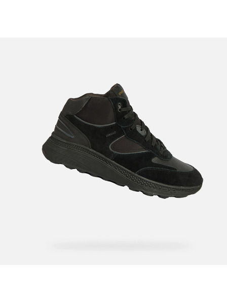 Geox Černá pánská kotníková obuv Geox Spherica Actif X1