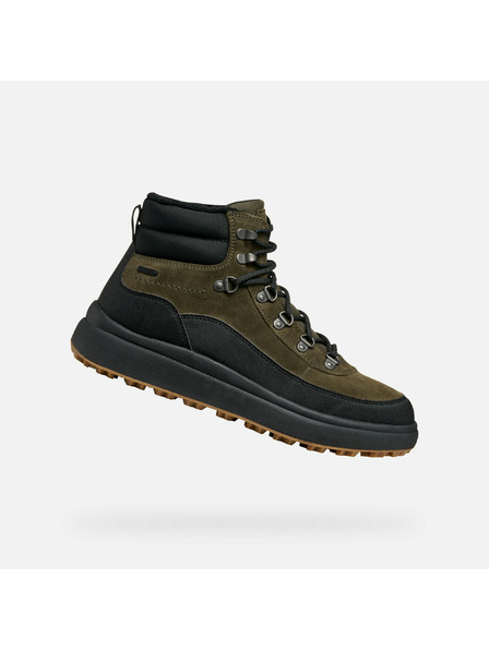 Geox Khaki pánská kotníková obuv Geox Granito + Grip B A