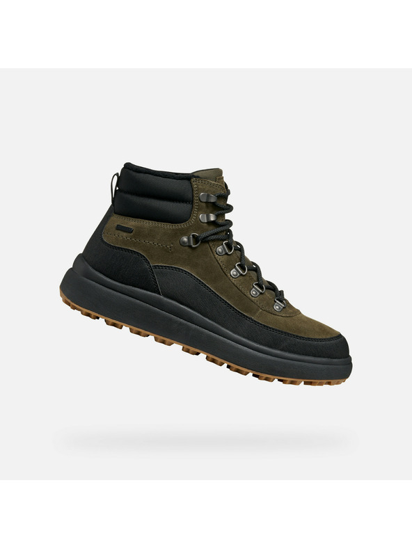 Geox Khaki pánská kotníková obuv Geox Granito + Grip B A