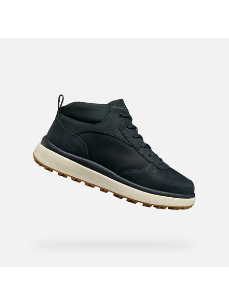Geox Tmavě modrá pánská kotníková obuv Geox Granito + Grip