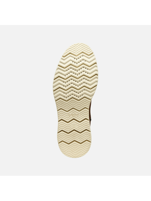 Geox Hnědá pánská kotníková obuv Geox Pove