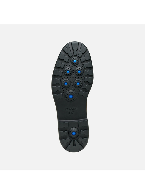 Geox Tmavě hnědá pánská kotníková obuv Geox Spherica EC7