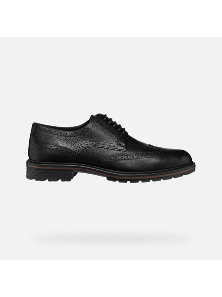 Geox Černá pánská společenská obuv Geox Walk Pleasure C