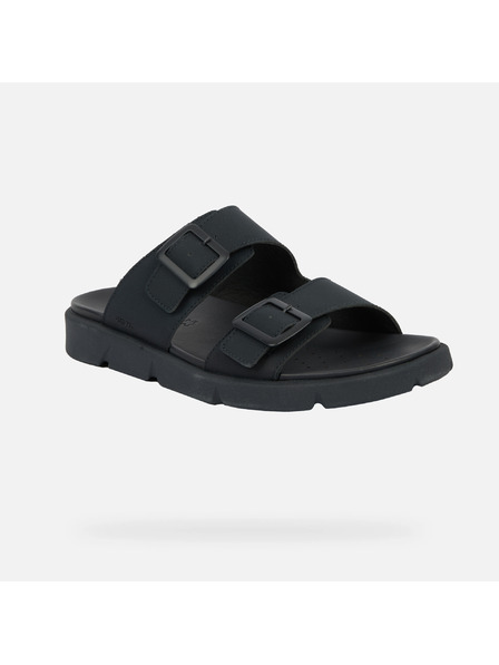 Geox Černé pánské sandály Geox Xand 2S