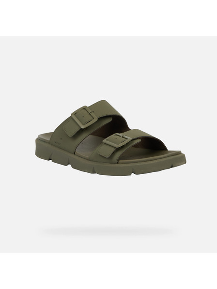 Geox Khaki pánské sandály Geox Xand 2S
