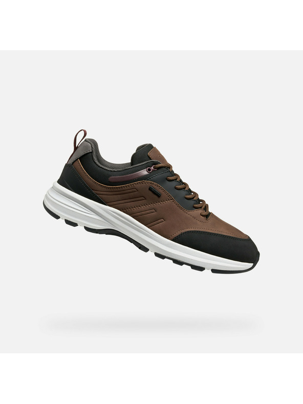 Geox Hnědé pánské tenisky Geox Senales B ABX
