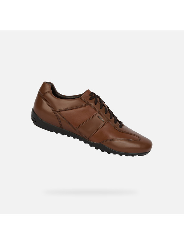 Geox Hnědé pánské tenisky Geox Wells