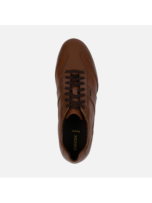 Geox Hnědé pánské tenisky Geox Wells