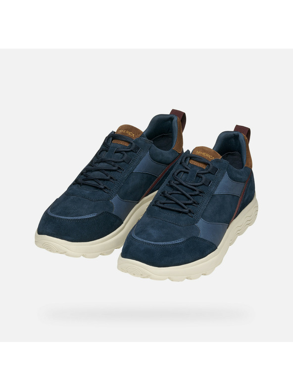 Geox Tmavě modré pánské tenisky Geox Spherica