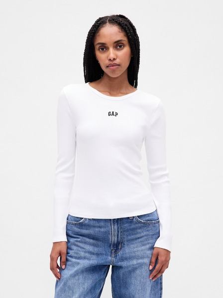 GAP Žebrované tričko s logem GAP