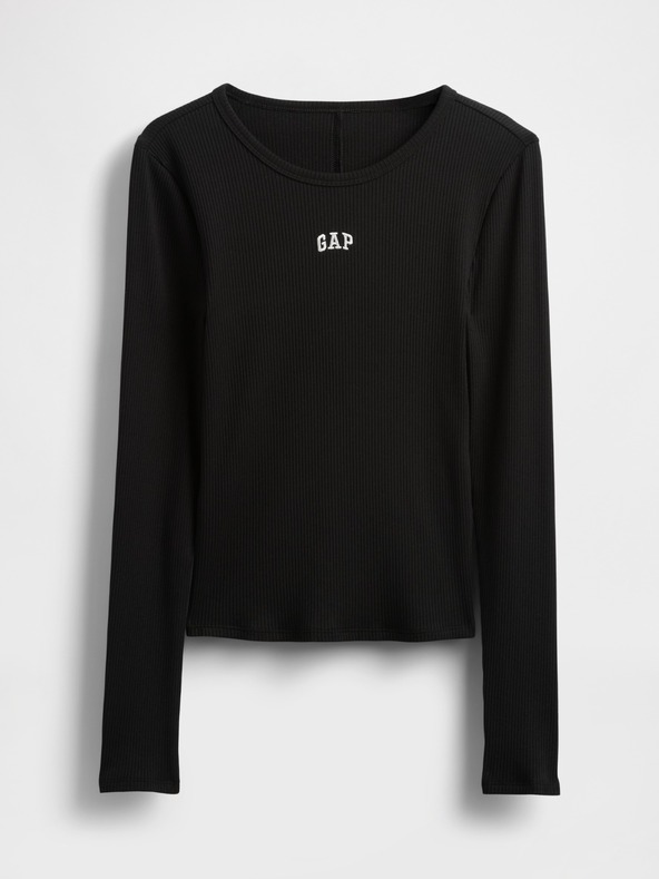 GAP Žebrované tričko s logem GAP