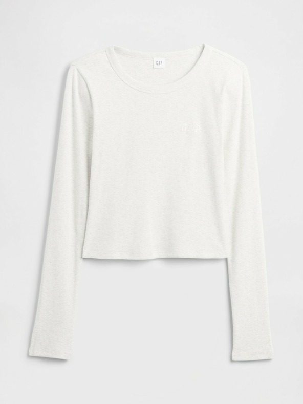 GAP Žebrované crop tričko GAP