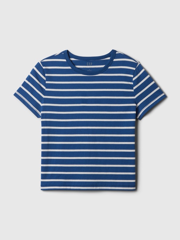 GAP Pruhované crop tričko GAP