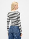 GAP Žebrované crop tričko GAP
