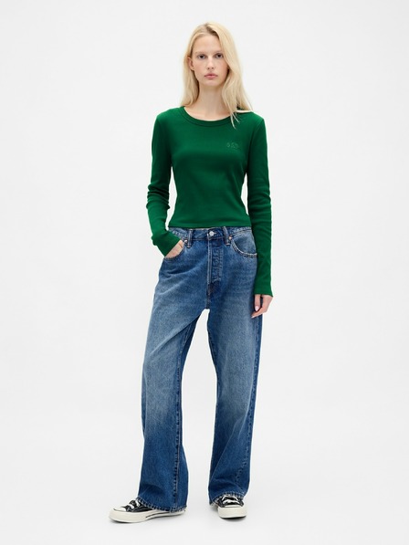 GAP Žebrované crop tričko GAP