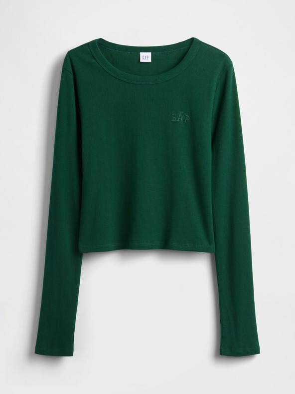 GAP Žebrované crop tričko GAP
