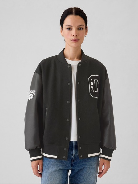 GAP Vlněný oversize bomber GAP