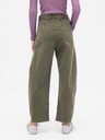 GAP Kalhoty Mid Rise Twill Barrel GAP