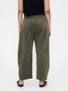 GAP Kalhoty Mid Rise Twill Barrel GAP