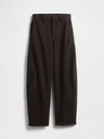 GAP Kalhoty Mid Rise Twill Barrel GAP