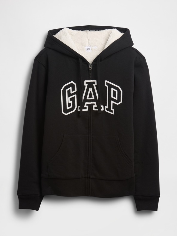 GAP Zateplená mikina Logo Sherpa GAP
