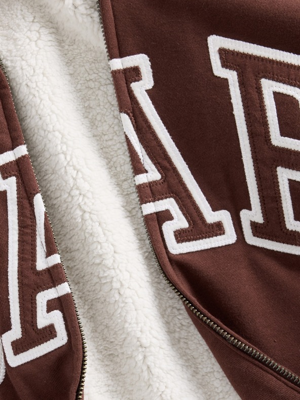 GAP Zateplená mikina Logo Sherpa GAP