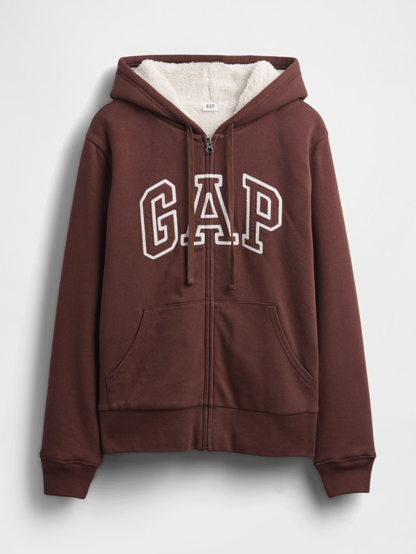 GAP Zateplená mikina Logo Sherpa GAP