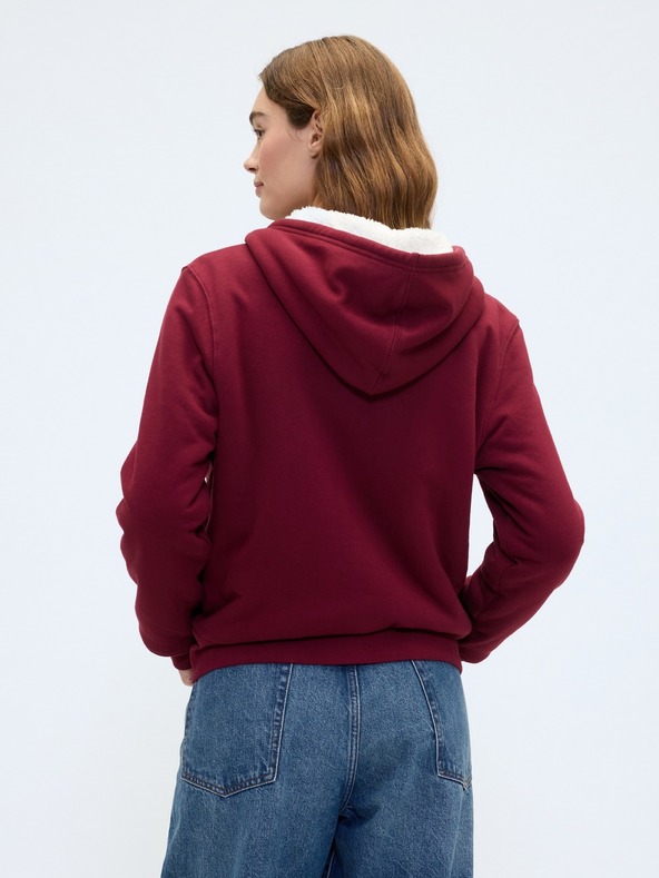 GAP Zateplená mikina Logo Sherpa GAP