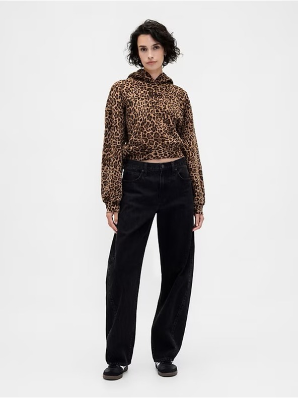 GAP Mikina s kapucí Logo Cropped GAP