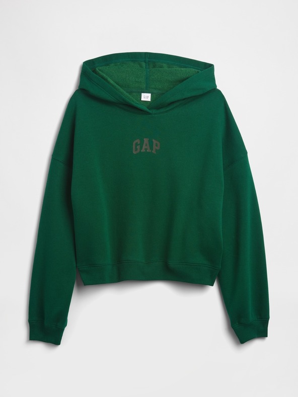 GAP Crop mikina s logem Gap