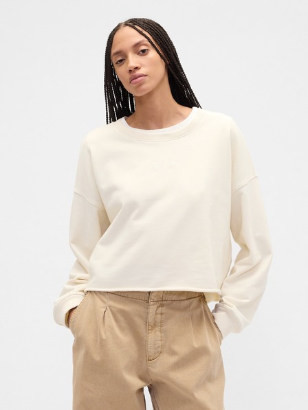 GAP Oversize crop mikina Heavyweight GAP