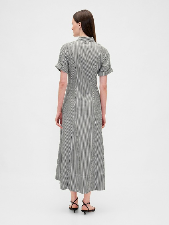 GAP Košilové popelínové midi šaty GAP