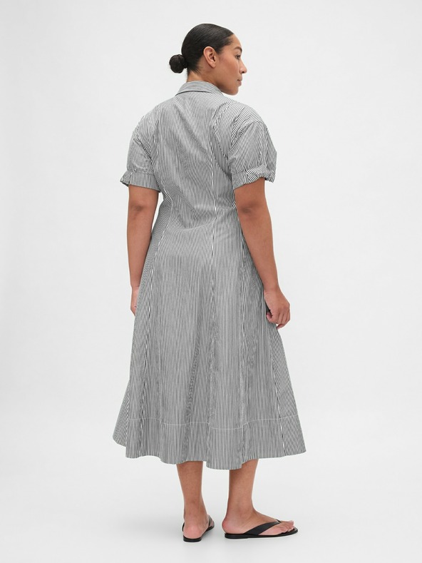 GAP Košilové popelínové midi šaty GAP