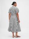 GAP Košilové popelínové midi šaty GAP