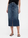 GAP Džínová pouzdrová midi sukně GAP