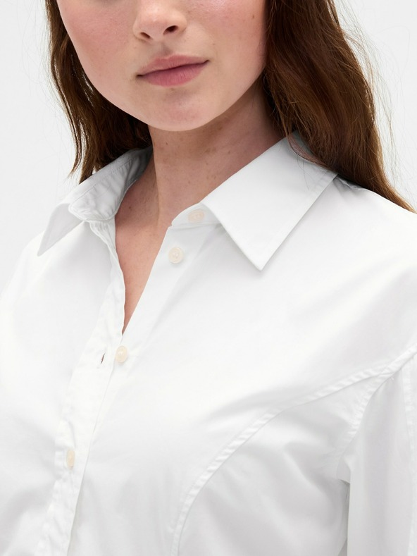 GAP Košilové popelínové mini šaty Gap