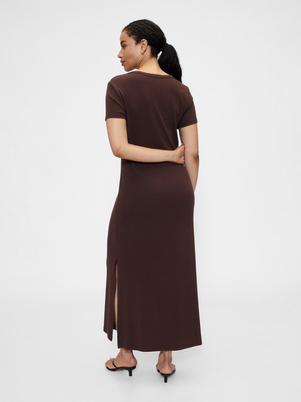 GAP Maxi žebrované šaty GAP