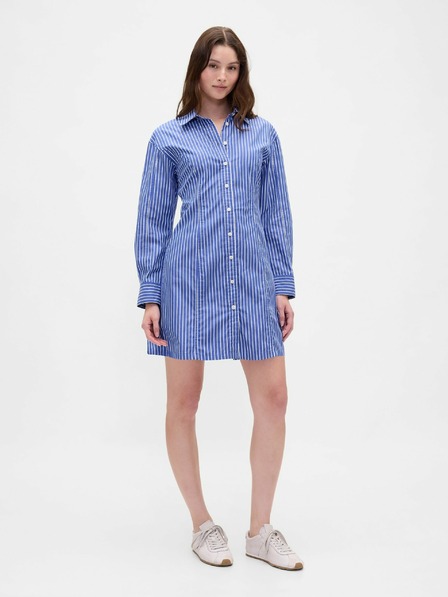 GAP Košilové popelínové mini šaty Gap