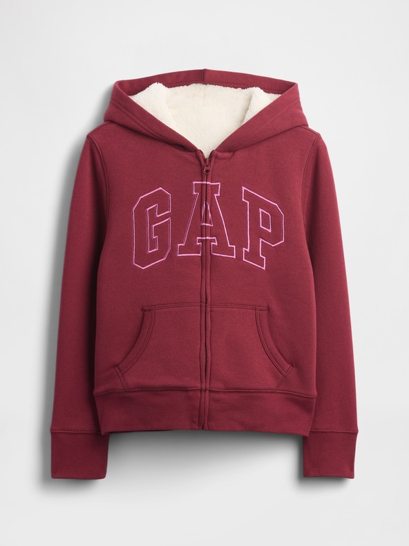 GAP Dětská zateplená mikina Logo Fleece GAP