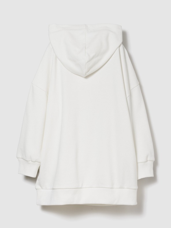 GAP Dětské mikinové oversize šaty VintageSoft GAP