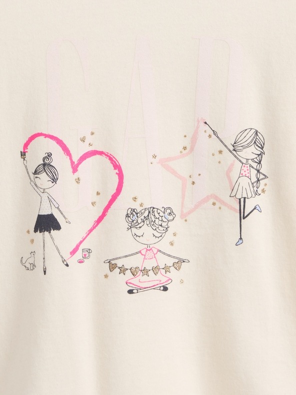 GAP Baby tričko s logem Gap