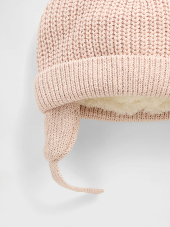 GAP Baby zateplená sherpa čepice GAP