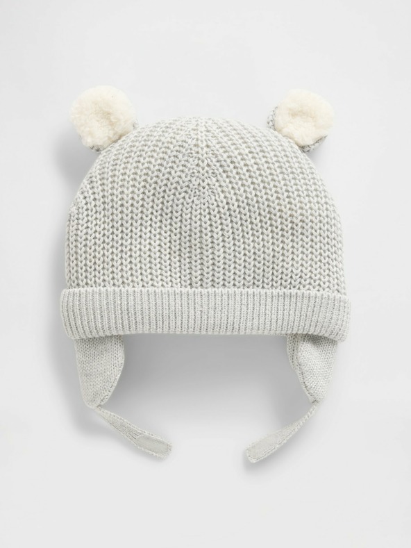 GAP Baby zateplená sherpa čepice Unisex GAP