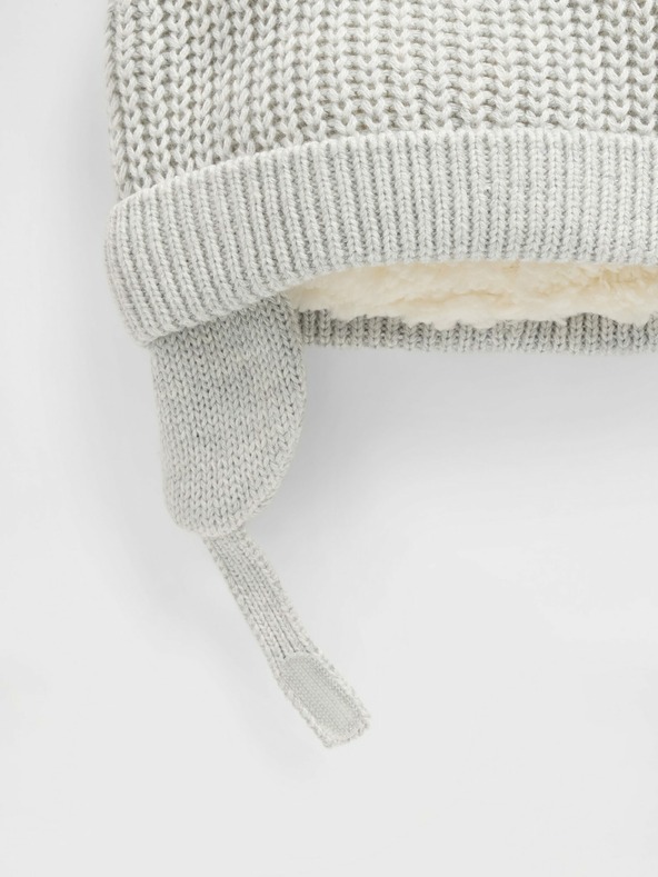GAP Baby zateplená sherpa čepice Unisex GAP