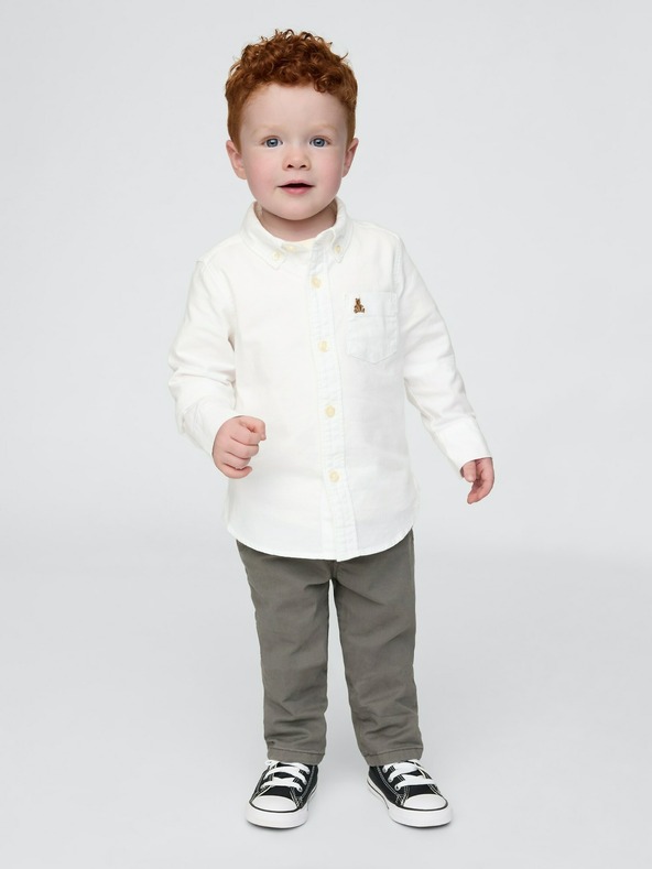 GAP Baby kalhoty khaki stretch GAP