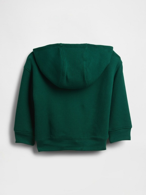 GAP Baby zateplená mikina s vaflovým vzorem GAP