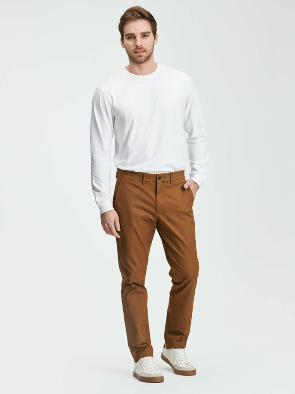 GAP Kalhoty khaki slim fit GapFlex GAP